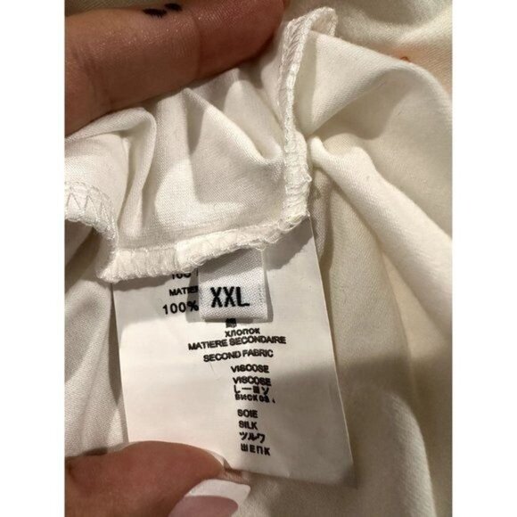 Off-White Graphic Tee Shirt in White Yellow - Picture 5 of 5